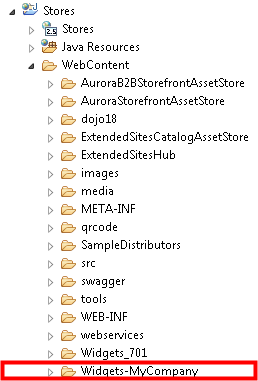 File structure for widget storefront assets