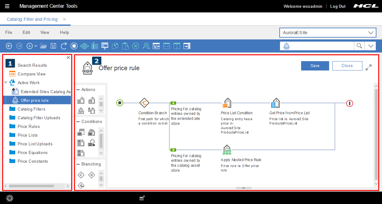 Catalog Filter and Pricing tool at a glance