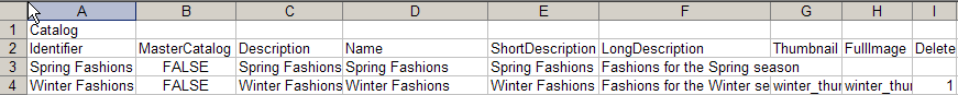 Sample CSV file