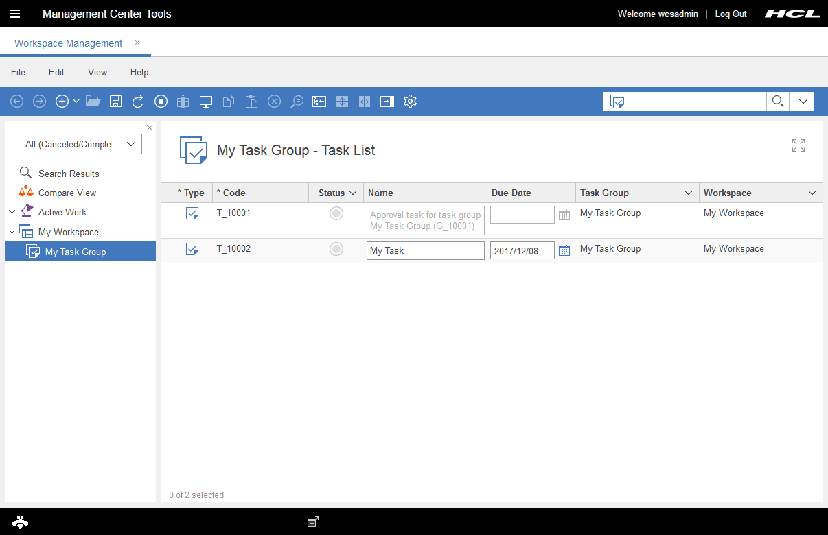 Workspace Management tool