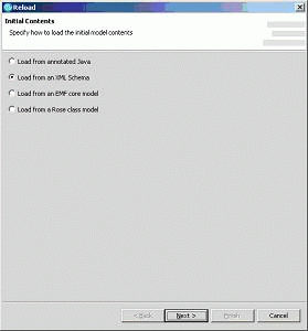 Load from an XML schema