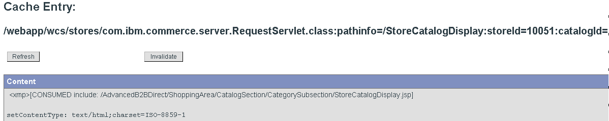 Imagen de ejemplo que muestra cómo son las entradas de la memoria caché para el ejemplo anterior.