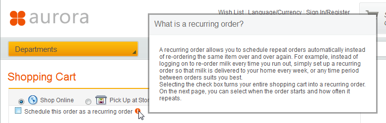 Planificar un artículo recurrente