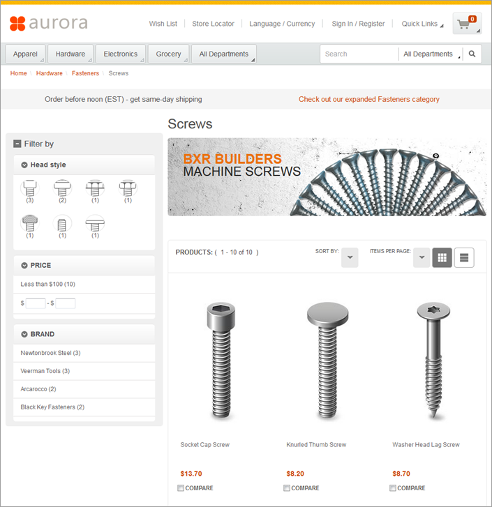 Captura de pantalla de tableta