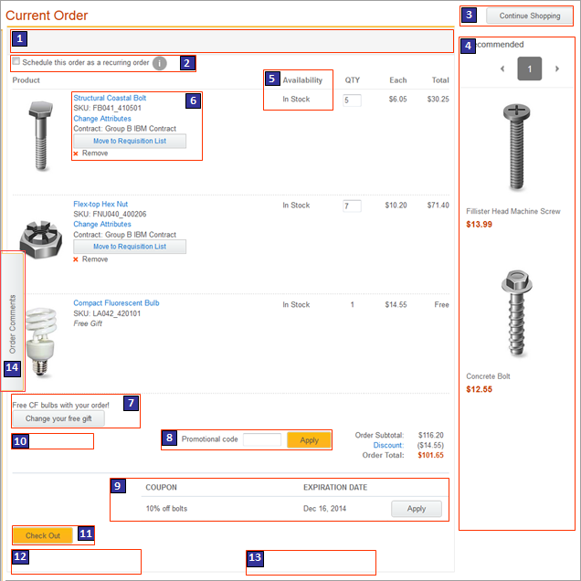 Captura de pantalla de la página actual