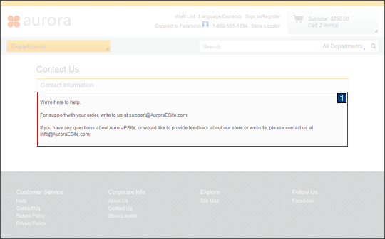 Captura de pantalla de la página Contacte con nosotros