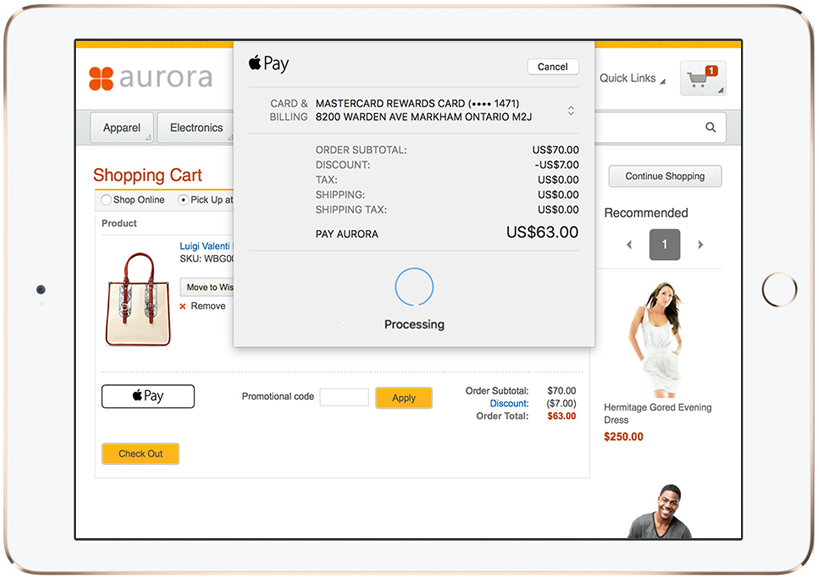 Página Comprar en línea y recoger en la tienda