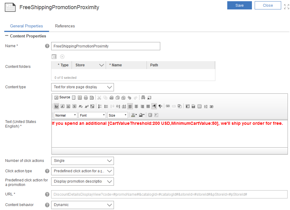 Código de proximidad de promoción