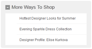 Enlaces a la página de contenido