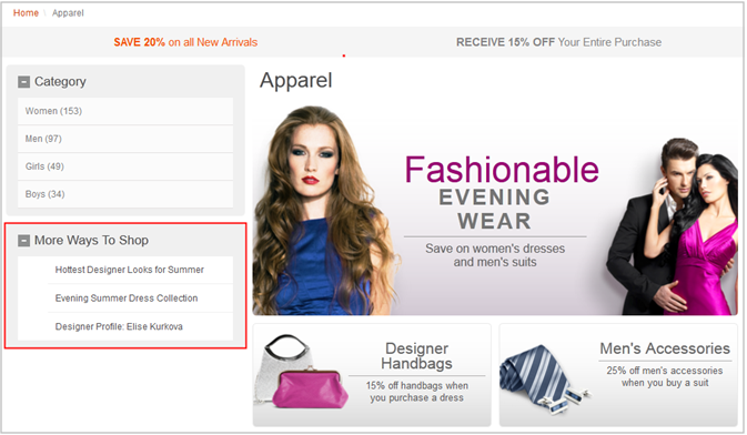 Captura de pantalla de Lista de diseños