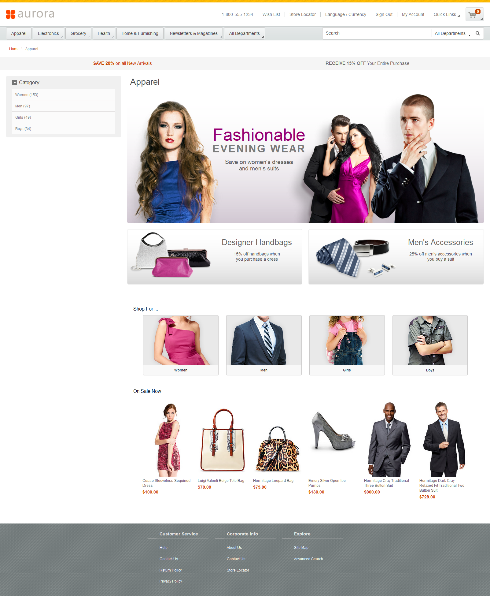 Capture d'écran de la page sur un ordinateur de bureau