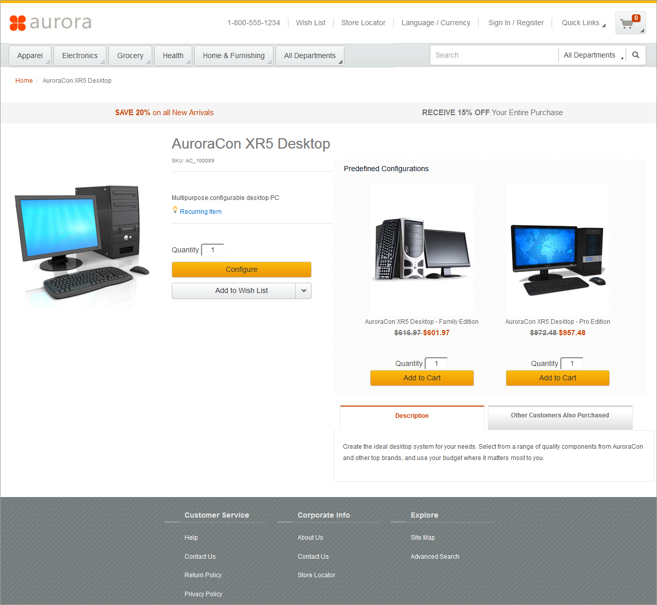 Capture d'écran sur un ordinateur de bureau