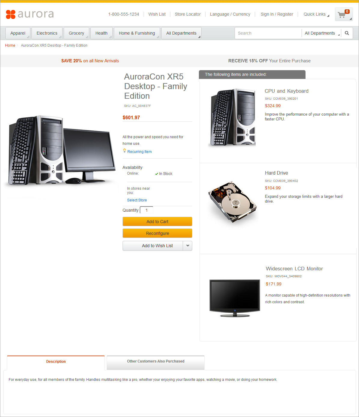 Capture d'écran sur un ordinateur de bureau