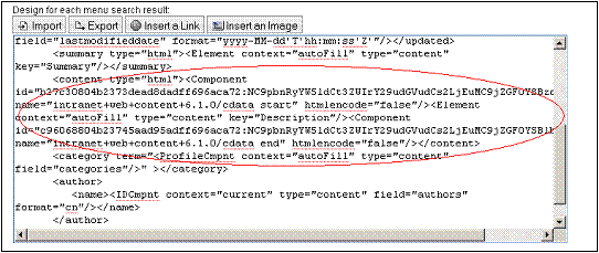 Capture d'écran représentant les résultats de recherche