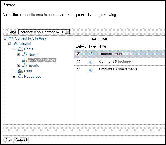 Capture d'écran représentant l'aperçu