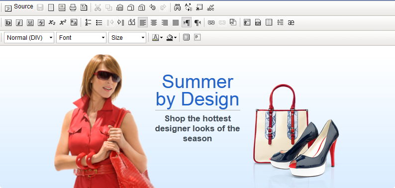 Exemple de widget Recommandation de contenu