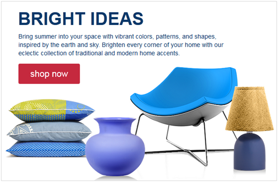 Exemple de widget Emplacement e-Marketing qui affiche un contenu