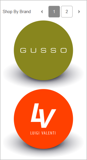 Exemple d'un widget Recommandation de contenu - plusieurs images, orientation verticale, titre d'affichage