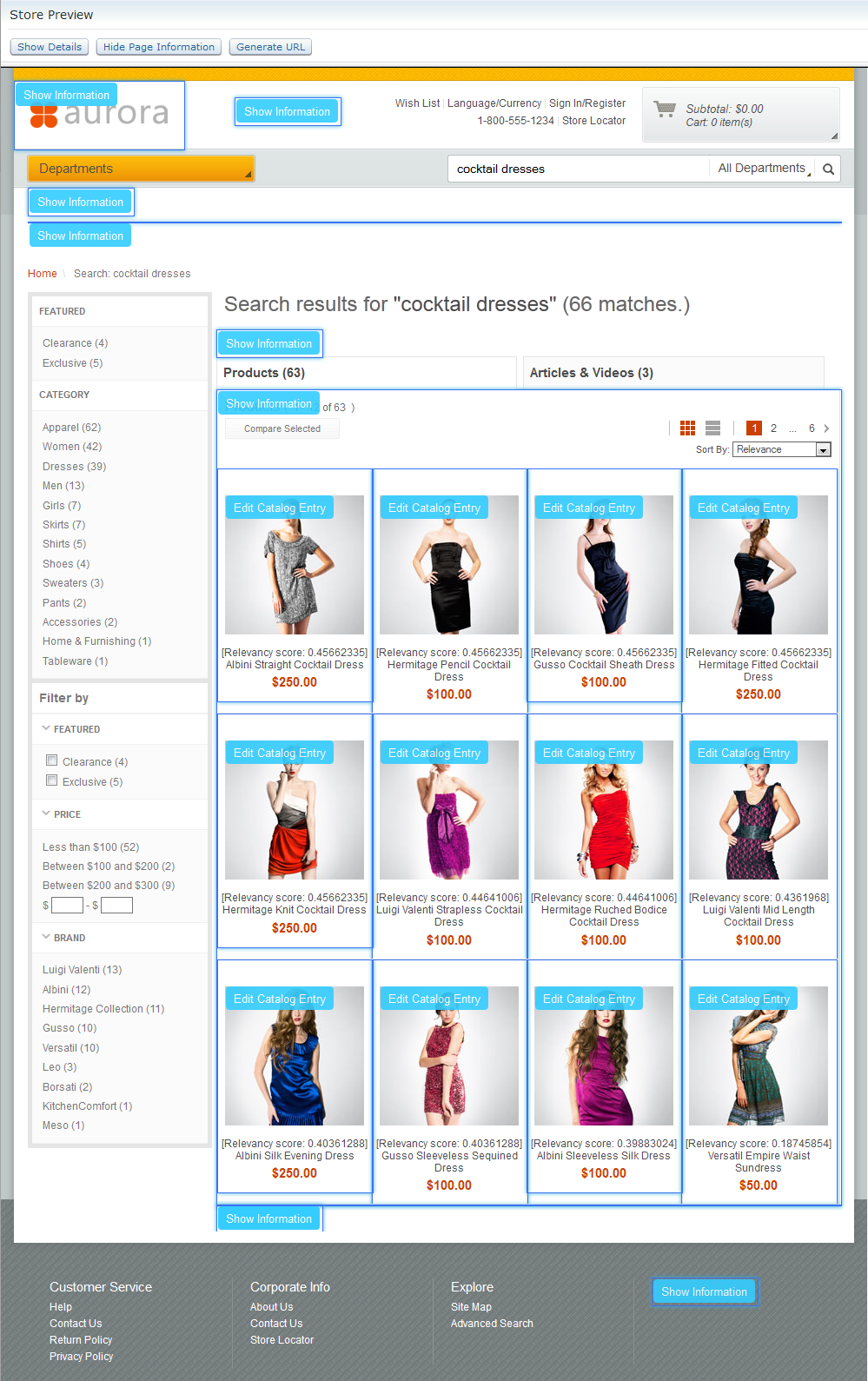 Recherche dans l'aperçu avant