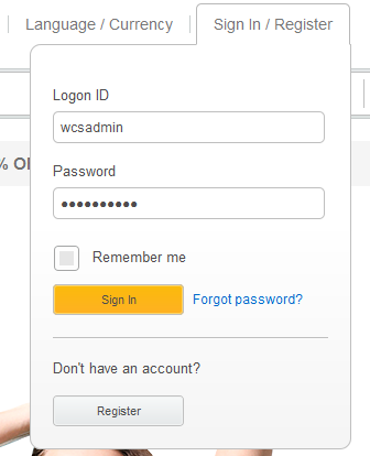 Connexion/Enregistrement