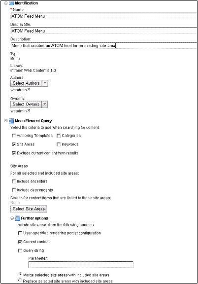 Screen capture of Identification