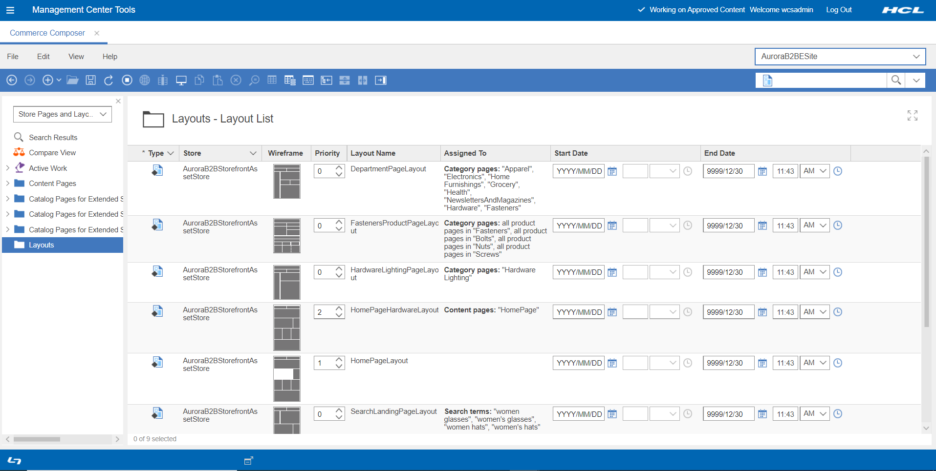 Commerce Composer tool