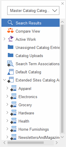 Management Center explorer view