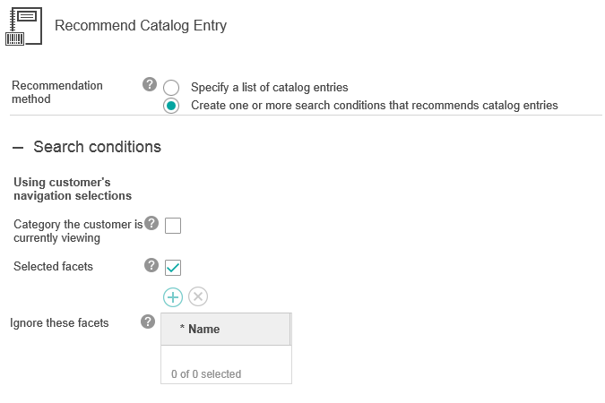 Category the customer is viewing setting.