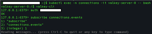 The connections.events Valkey channel