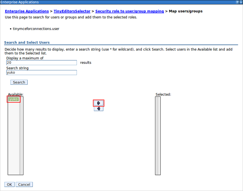 Select and move users/groups