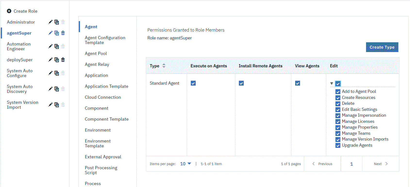 Product area security types