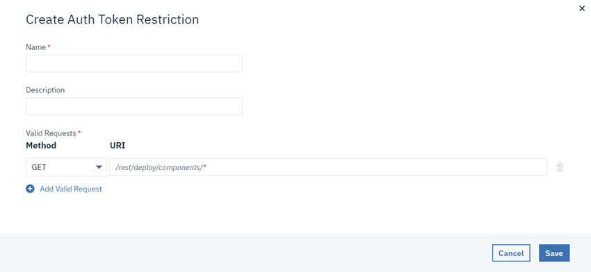 Sample token restriction