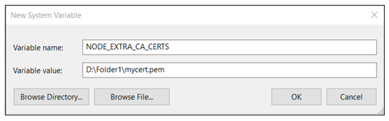 add environment variable for windows OS in Azure