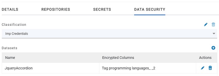 Updating classification for dataset