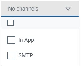 Image of the channels unsubscription options.