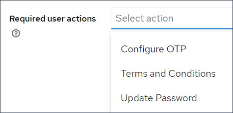 Image of adding the Configure OTP option.