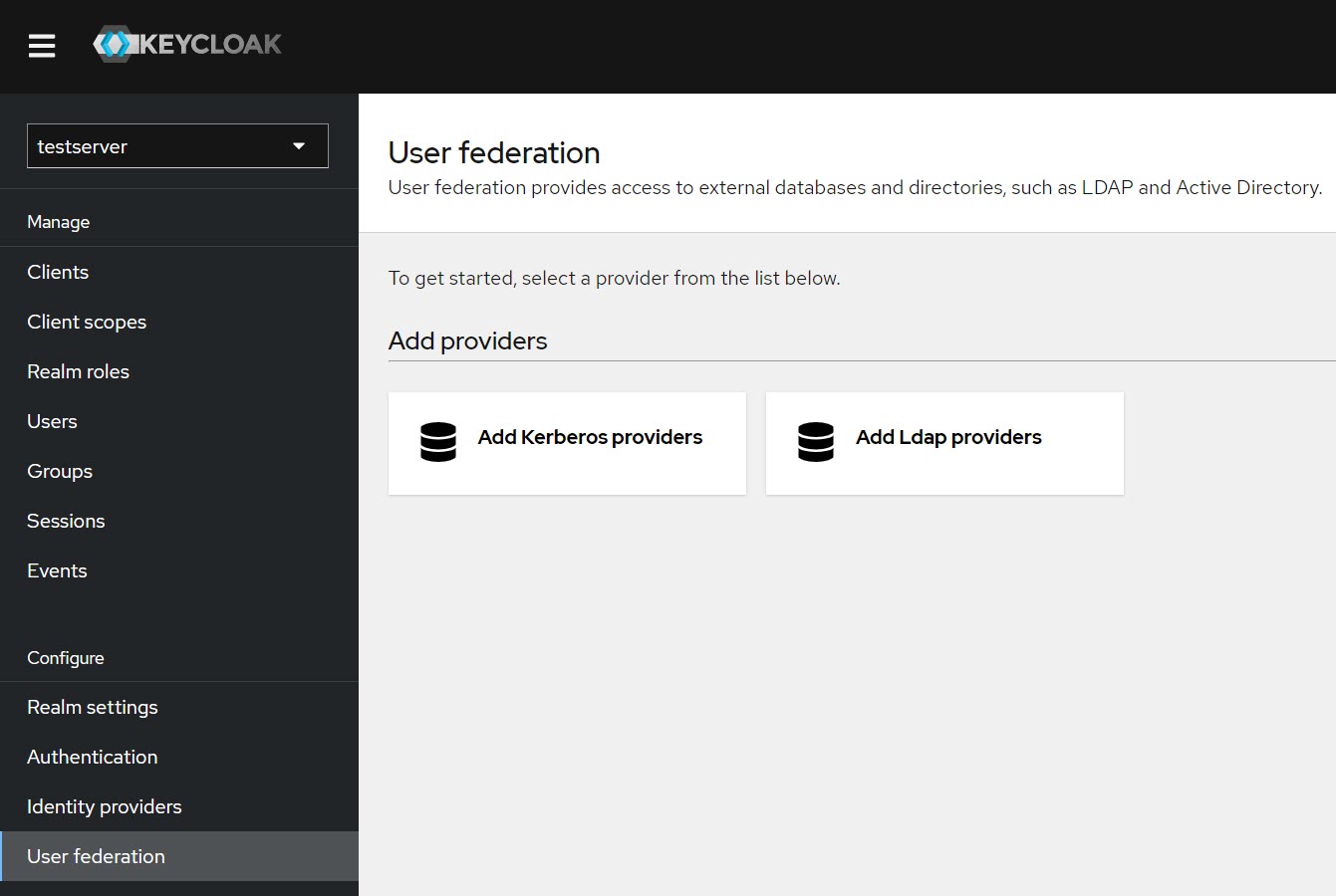 LDAP user administration