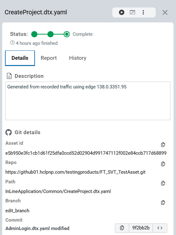 Image of the Details tab in the results panel