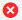 cross mark icon