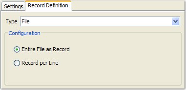 Specifying a file division by using custom layouts
