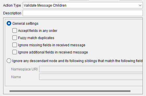 Validate Message Children