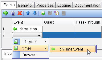Add event to timer behavior type