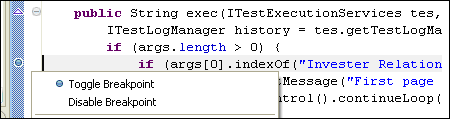 Adding a breakpoint