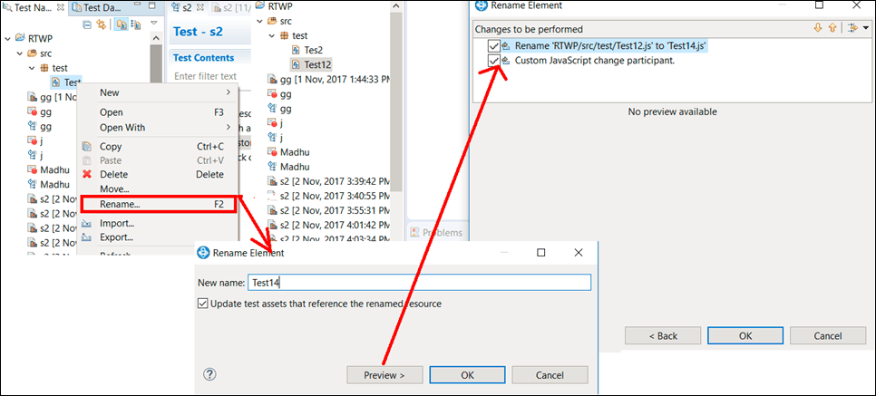 Procedure f or replacing a JavaScript file.