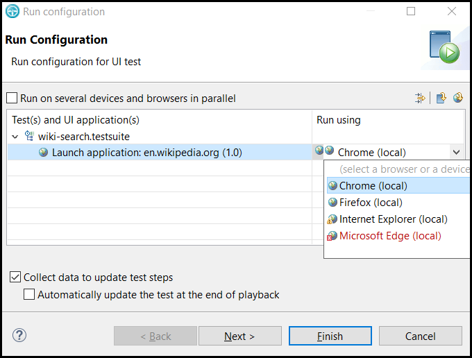 Run Configuration