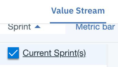 current sprint filter