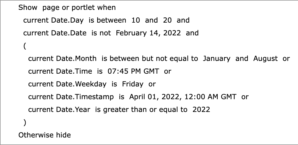 All Date Properties