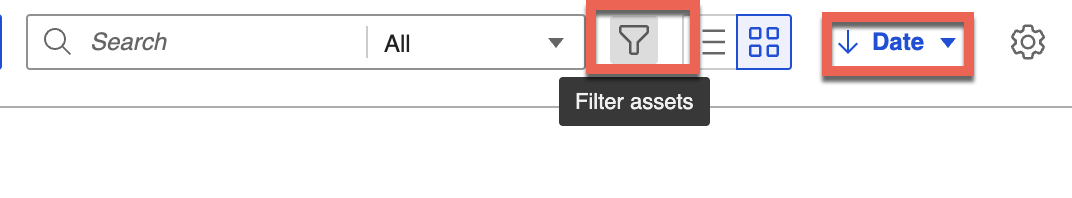 Filter result example