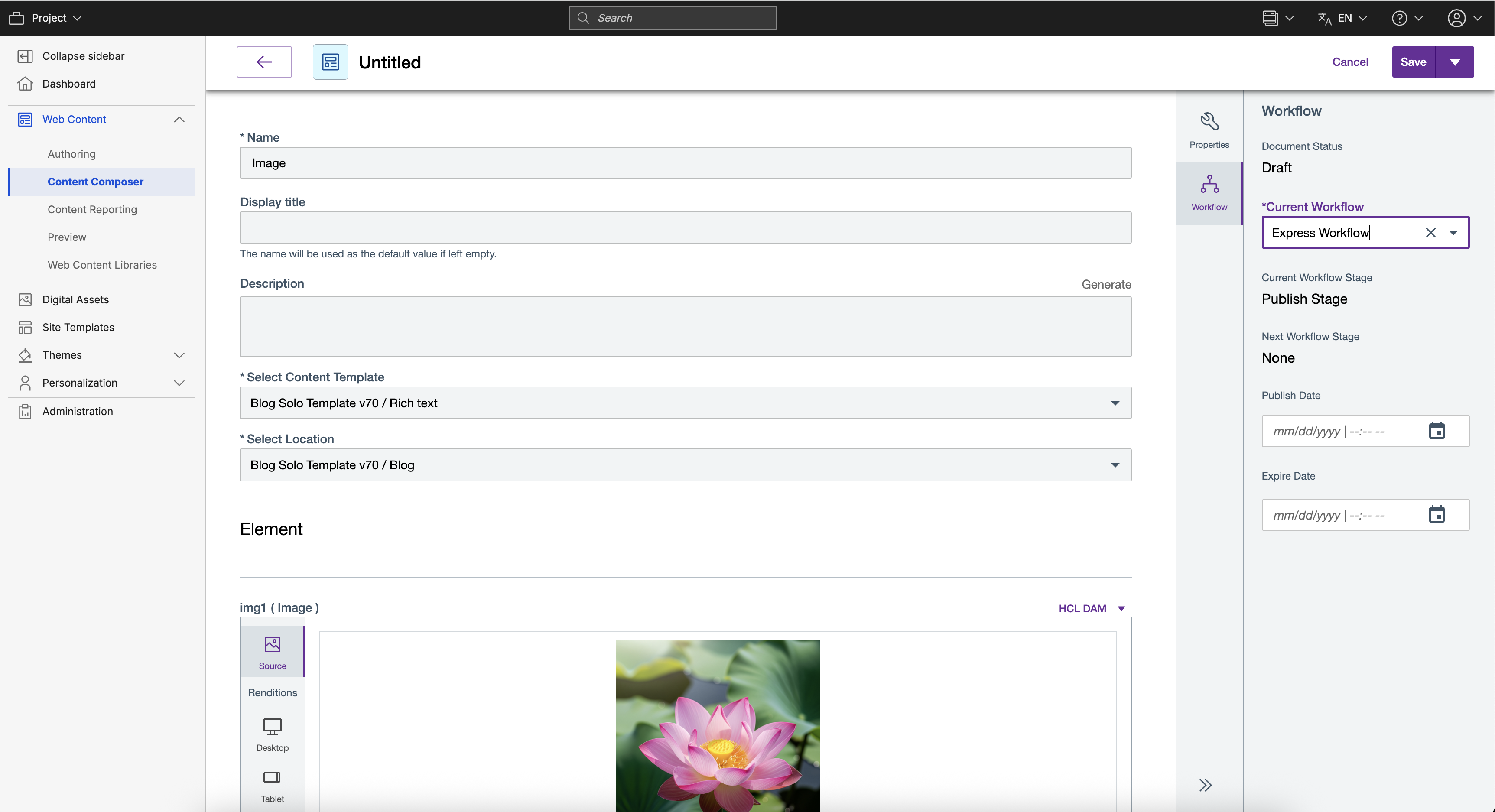 Overview - Content Editor