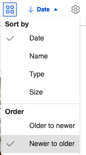 Date > Newer to older